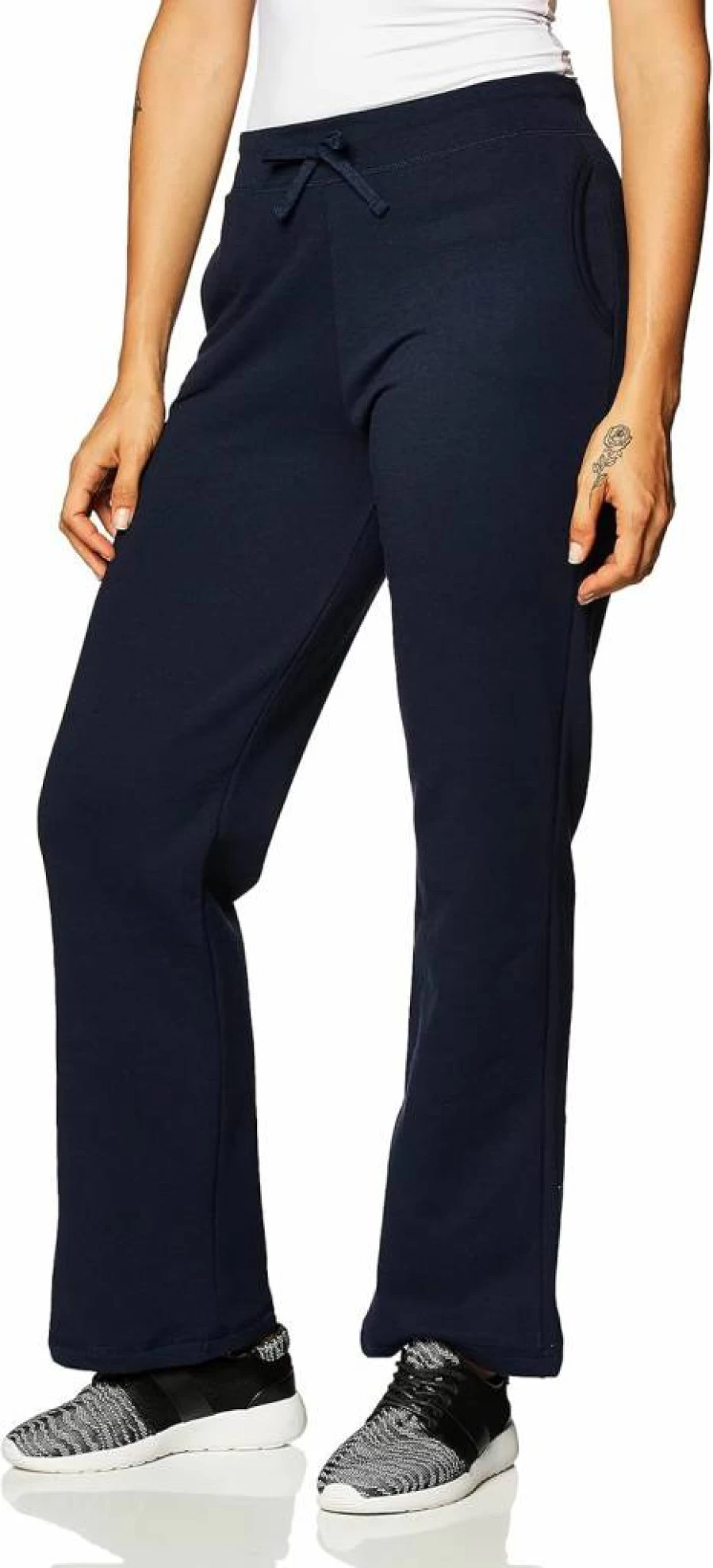 Gildan Women's Comfort Fit Open Bottom Sweatpants - Soft Casual Lounge Pants